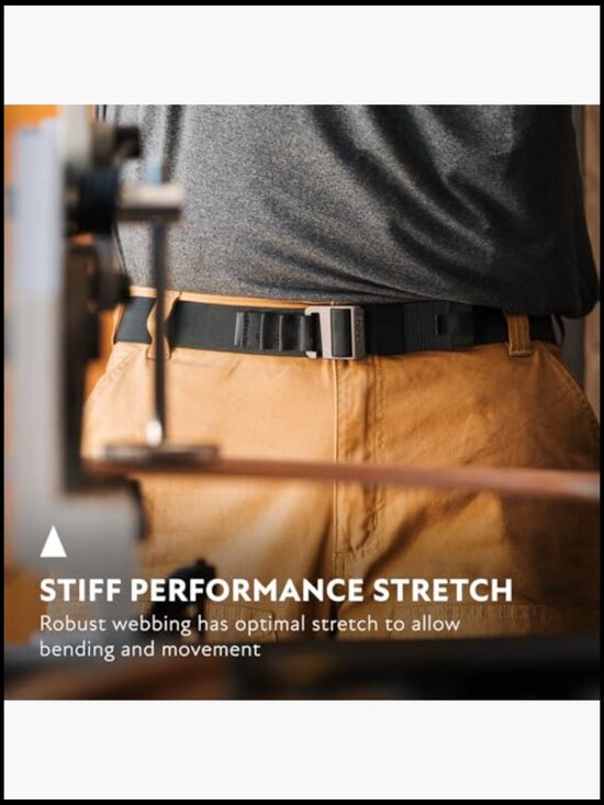 Aluminum Buckle Utility Belt with Stretch Webbing for Outdoor Adventures main image 7